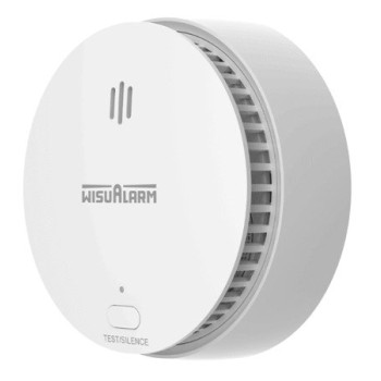 Detector de Humo Dahua WisuAlarm Sensor Fotoeléctrico 85dB Modelo DHI-HY-SA2FA