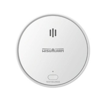 Detector de Humo Dahua WisuAlarm Inalámbrico Interconectable 85dB Modelo DHI-HY-SA30A-R8