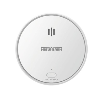 Detector de Humo Dahua WisuAlarm DHI-HY-SA30A-R8 - Inalámbrico - Interconectable - 85dB - DHI-HY-SA30A-R8