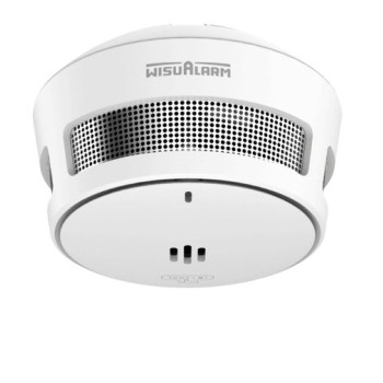 Detector de Humo Dahua Wisualarm DHI-HY-SA40A-R8 - Inalámbrico - Sensor Fotoeléctrico - 85dB - DHI-HY-SA40A-R8