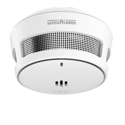 Detector de Humo Dahua Wisualarm DHI-HY-SA40A-R8 - Inalámbrico - Sensor Fotoeléctrico - 85dB - DHI-HY-SA40A-R8