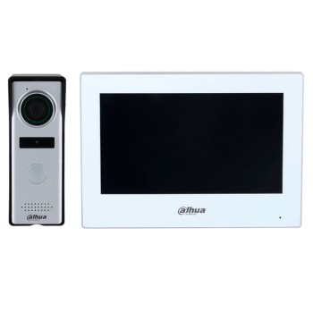 Kit Videoportero Híbrido Dahua con Monitor 7" Táctil y Visión Nocturna DHI-KTH01 Kit Videoportero Híbrido Dahua con Monitor 7" Táctil y Visión Nocturna DHI-KTH01