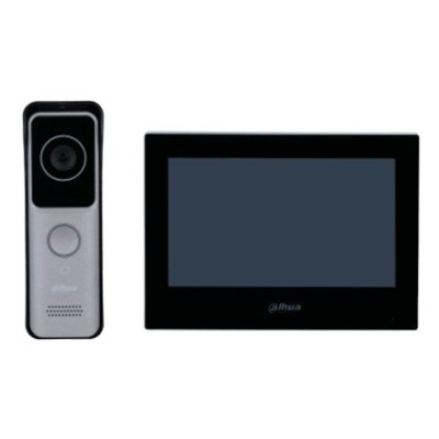 Kit de Videoportero Dahua DHI-KTW02 - 2MP - 7" - Incluye Frente de Calle - Wi-Fi - DHI-KTW02
