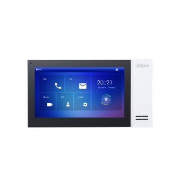 Monitor IP Dahua VTH2421FW-P - 7" - Touch - Interior - Para Videoportero - Blanco - DHI-VTH2421FW-P