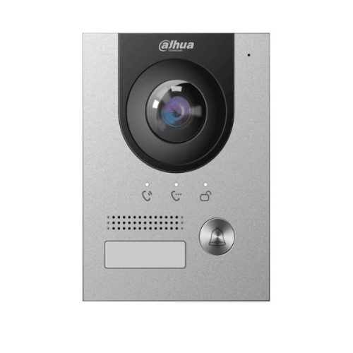 Intercomunicador de Video Dahua 2MP con Control de Cerradura y Apertura Remota Modelo VTO2201F-P