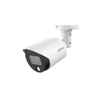 Cámara CCTV Dahua 5MP Bala con Luz Blanca 20M y Micrófono - Modelo HAC-HFW1509T-A-LED