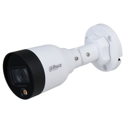 Cámara IP Dahua IPC-HFW1239S1-LED-S4 - 2MP - Bala - Lente Fijo 2.8 mm - Luz 15M - Exterior - IP67 - IPC-HFW1239S1-LED-S4