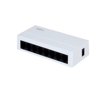 Switch Dahua PFS3008-8GT-L - Gigabit Ethernet - 8 Puertos - No Gestionado - Blanco - PFS3008-8GT-L