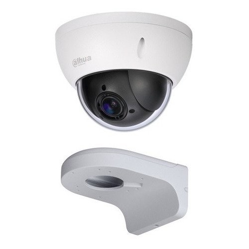 Cámara CCTV Dahua 2MP Domo con Brazo de Pared Modelo SD22204IGCPAK