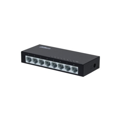 Switch Dahua PFS3008-8ET-V2 - Fast Ethernet - 8 Puertos - No Gestionado - DH-PFS3008-8ET-V2