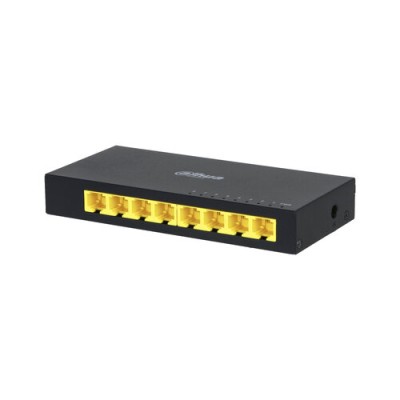 Switch Dahua PFS3008-8GT - Gigabit Ethernet - 8 Puertos - No Gestionado - DH-PFS3008-8GT