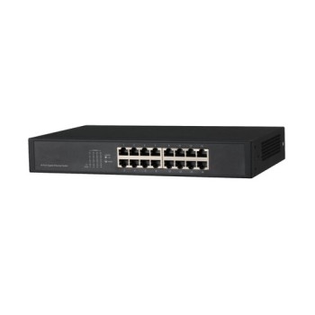 Switch Dahua DH-PFS3016-16GT - Gigabit Ethernet - 16 Puertos - No Gestionado - DH-PFS3016-16GT
