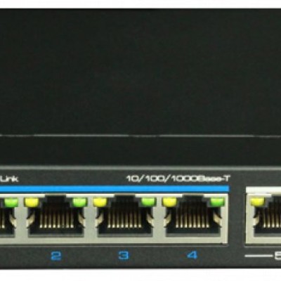 Switch UTEPO UTP3GSW04TP60 - Gigabit Ethernet - 4 Puertos PoE+ - 2 Uplink - No Gestionado - UTP3-GSW04-TP60