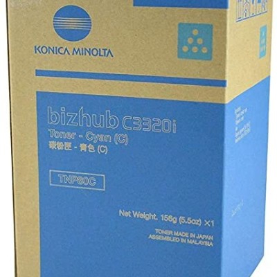 Tóner Konica Minolta TNP-80C - Cian - AAJW432