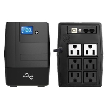 No Break DataShield KS 800 PRO - 800VA/480W - 6 Contactos - Protección Integral