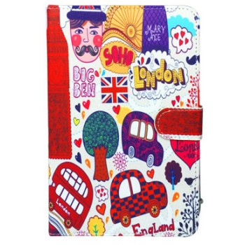 Funda BRobotix 001635L - 7" - para Tablet - Teclado - Diseño London - 001635L