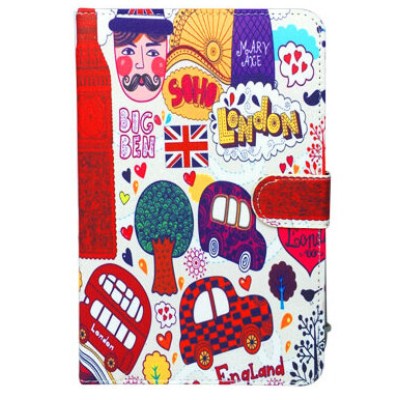 Funda BRobotix 001635L - 7" - para Tablet - Teclado - Diseño London - 001635L