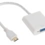 Convertidor  HDMI a VGA Brobotix - Mini-HDMI, VGA (d-sub), Color Blanco - 110977
