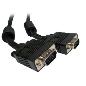 Cable VGA BROBOTIX SVGA 30 Metros Macho-Macho Negro Modelo 531031 Cable VGA BROBOTIX SVGA 30 Metros Macho-Macho Negro Modelo 531031