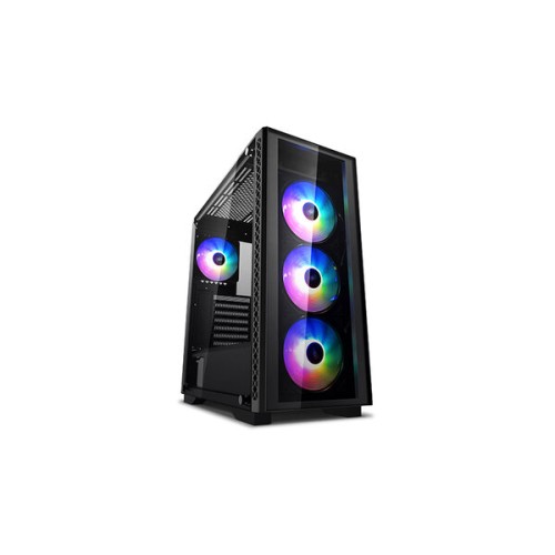 Gabinete Gamer DeepCool Matrexx 50 ADD-RGB 4F Negro - Media Torre con 4 Ventiladores RGB