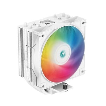 Disipador Deepcool AG400 WH ARGB - 4-Pines - 2000 RPM - RGB - Blanco - R-AG400-WHANMC-G-2 Disipador Deepcool AG400 WH ARGB - 4-Pines - 2000 RPM - RGB - Blanco - R-AG400-WHANMC-G-2