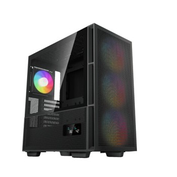 Gabinete Gamer Deepcool CH560 Digital - Media Torre - Mini-ITX/Micro-ATX/ATX/E-ATX - 4 Ventiladores - Panel Lateral - R-CH560-BKAPE4D-G-1