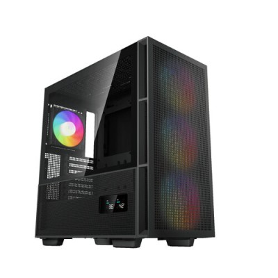 Gabinete Gamer Deepcool CH560 Digital - Media Torre - Mini-ITX/Micro-ATX/ATX/E-ATX - 4 Ventiladores - Panel Lateral - R-CH560-BKAPE4D-G-1