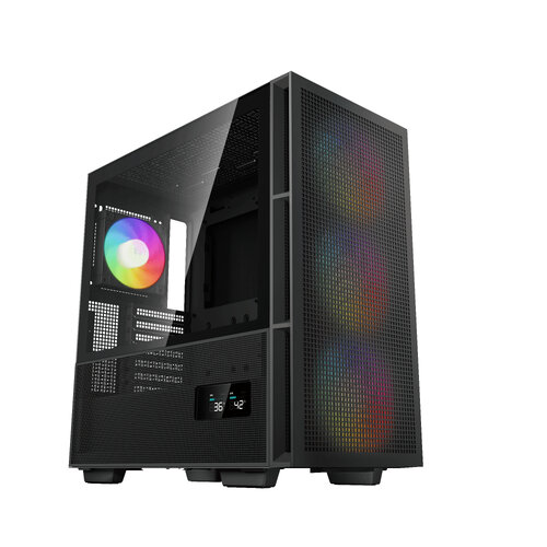 Gabinete Gamer Deepcool CH560 Digital - Torre Media - 4 Ventiladores ARGB - Panel Lateral de Vidrio - Modelo R-CH560-BKAPE4D-G-1