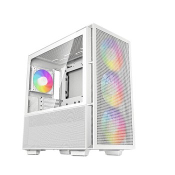 Gabinete Gamer Deepcool CH560 - Media Torre - Mini-ITX/Micro-ATX/ATX/E-ATX - 4 Ventiladores - Panel Lateral - Blanco - R-CH560-WHAPE4-G-1