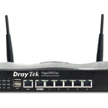 Router DrayTek Vigor2927ac Doble Banda 2.4/5GHz 5 Puertos Gigabit Ethernet