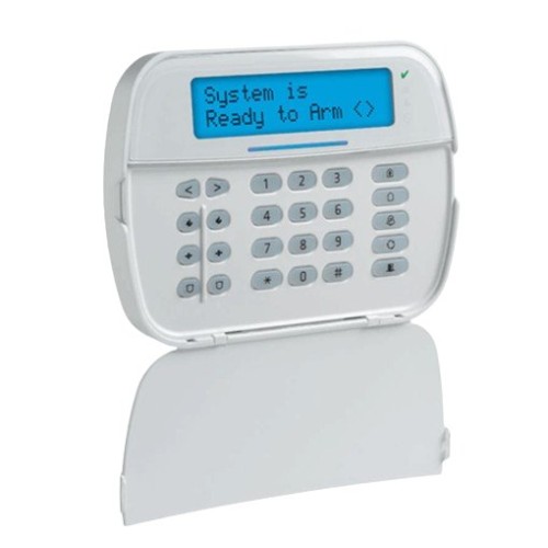 Teclado DSC Alámbrico con Pantalla LCD de 32 Caracteres y Lector de Proximidad HS2LCDP N