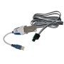 Cable adaptador DSC USB-PCLINK - RS-232 a USB - Para carga y descarga de información en paneles DSC - PCLINK-USB