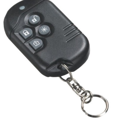 Llavero DSC PG9939 - Inalámbrico - 4 Botones - Negro - PG9939