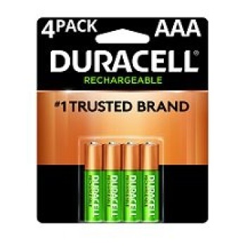 Pila DURACELL - Recargables - AAA - Recargable - 4 Piezas - 41333031187