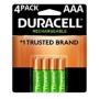 Pila DURACELL - Recargables - AAA - Recargable - 4 Piezas - 41333031187