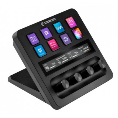 Teclado Elgato Stream Deck - Alámbrico - 8 Teclas - LCD - Negro - 10GBD9901 Teclado Elgato Stream Deck - Alámbrico - 8 Teclas - LCD - Negro - 10GBD9901