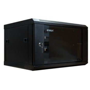 Gabinete Enson - 6U - Puerta con Ventana - Requiere Ensamble - ENS-RKGB6UD