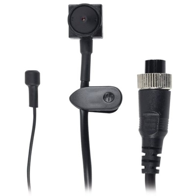 Cámara Pinhole Epcom - 2MP - Lente 3.7mm - Conector Tipo Aviación - Micrófono - Interior - XMRPINHOLEAHDV2