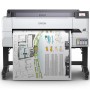 Plotter Epson SureColor T5475 - 36" - Inyección de Tinta - Wi-Fi - USB - RJ-45 - Requiere instalación Certificada para Mantener su Garantía. Contacte a servicio al cliente - SCT5475SR