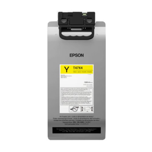 Tinta Epson UltraChrome DG T47X Amarillo 1.5L para Impresoras Epson - Modelo T47X42N