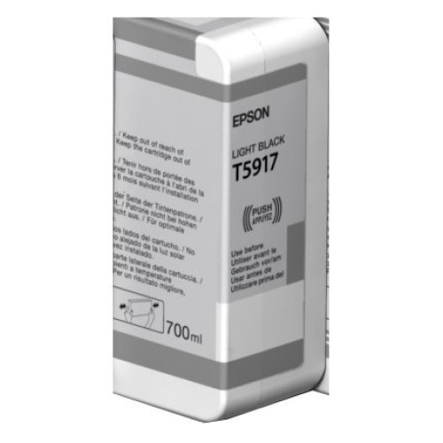 Cartucho de Tinta Epson T591700 Negro Claro 700ml - Alta Calidad de Impresión
