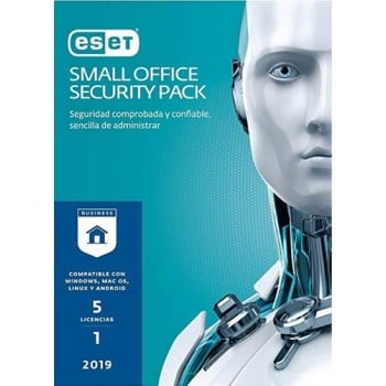 Antivirus ESET Small Office Security Pack - 5 Usuarios - 1 Servidor de Archivos - 1 Año - TMESET-224