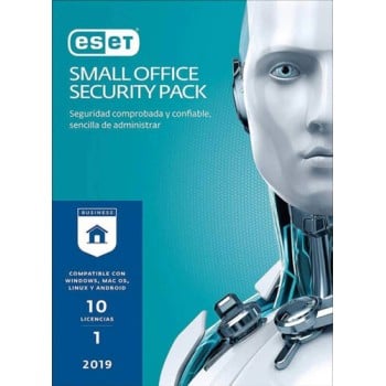Antivirus ESET Small Office Security Pack - 10 Usuarios - 1 Servidor - 1 Año - TMESET-225