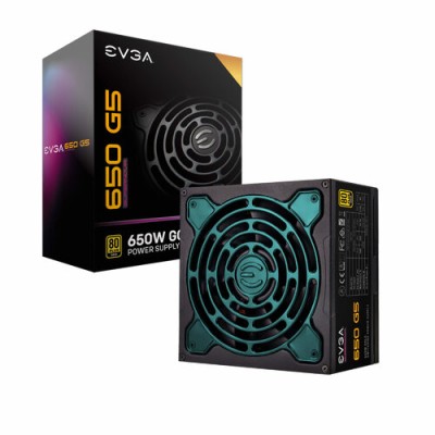 Fuente de Poder EVGA SUPERNOVA 650 G5 - 650W - ATX - 20+4 Pines - 6 SATA   - 220-G5-0650-X1