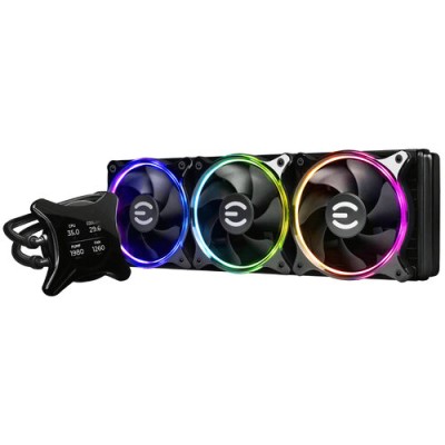 Enfriamiento Líquido EVGA 400-HY-CX36-V1 - 3 Ventiladores - 2580 RPM - ARGB - 400-HY-CX36-V1
