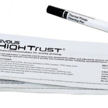 Kit de Limpieza Evolis para Impresoras de Tarjetas Badgy200 - 2 Tarjetas y 1 Pluma Limpiadora - Modelo ACL008