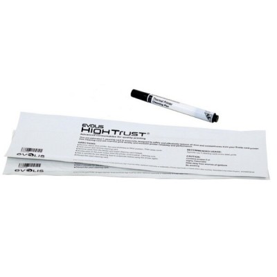 Kit de Limpieza Evolis ACL008 - 2 tarjetas - 1 pluma - Blanco - ACL008