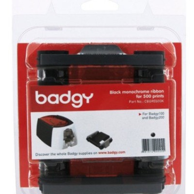 Cinta Badgy CBGR0500K - 500 páginas - Negro - CBGR0500K
