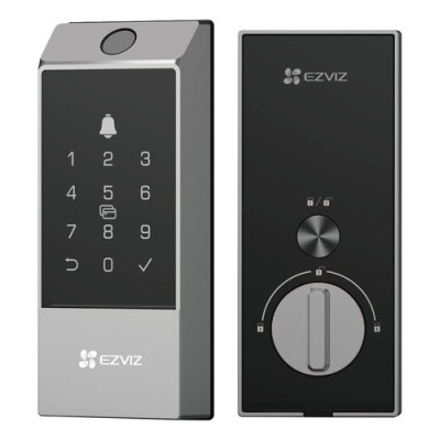 Cerradura Inteligente EZVIZ CS-DL04/PRO - Apertura Remota - Huella - Tag - Llave Mecánica - Contraseña - Modo de Privacidad - Alerta en Caso de Forzado - Control Remoto desde la App - CS-DL04/PRO Cerradura Inteligente EZVIZ CS-DL04/PRO - Apertura Remota - Huella - Tag - Llave Mecánica - Contraseña - Modo de Privacidad - Alerta en Caso de Forzado - Control Remoto desde la App - CS-DL04/PRO