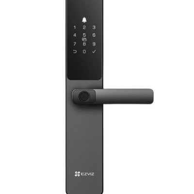 Cerradura Inteligente EZVIZ DL05 - Huella Dactilar - Código de Acceso - Tarjeta de Proximidad - Wi-Fi - Bluetooth - DL05